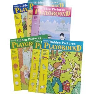 New Highlights Hidden Pictures Playground Puzzle Books - Set of 6